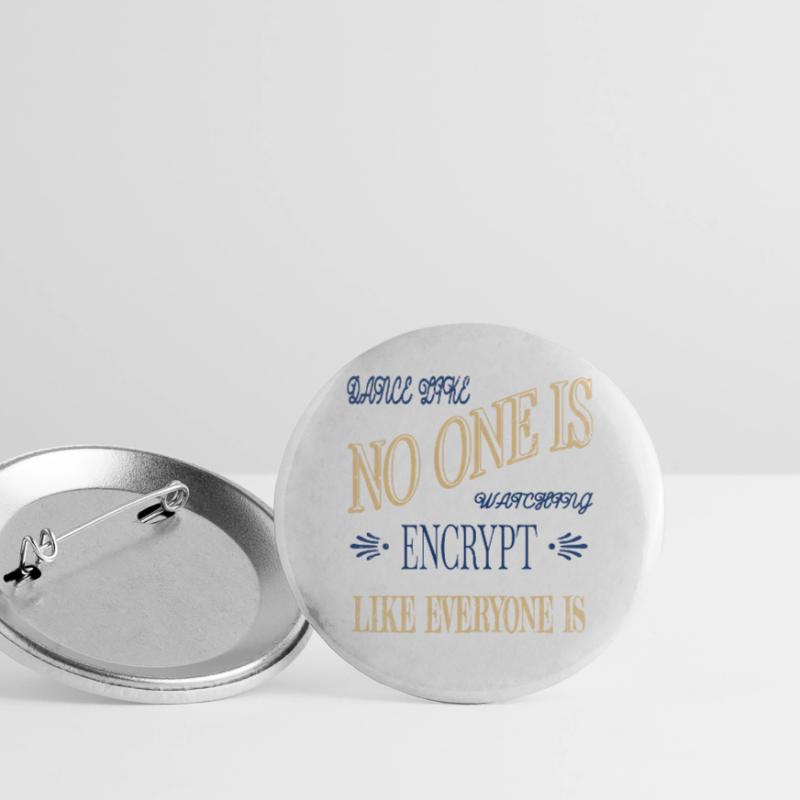 codage bday code de piratage informatique masque anonyme Lot de 5 grands badges (56 mm)