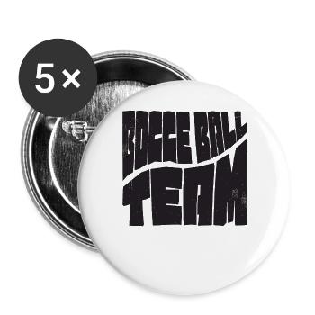 Bocce Ball Team Outfit with Jack Bocci Game Bocce - Buttons large 2.2''/56 mm (5-pack) - white - Front