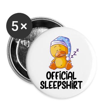 Drôle de dicton photo humour drôle idée idée cadeau - Lot de 5 grands badges (56 mm) - blanc - Devant