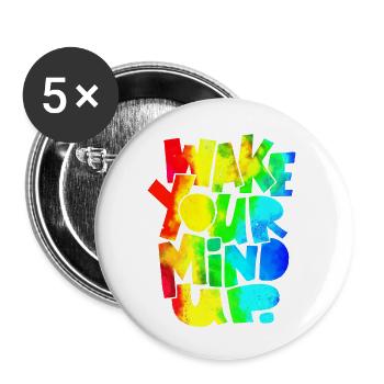 Vacation Late Summer Summer Vacation Holiday Sea Quote - Buttons large 2.2''/56 mm (5-pack) - white - Front