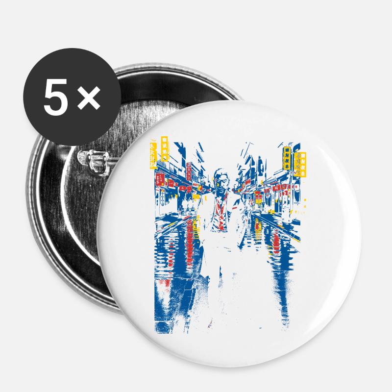 .point_city__soho - Buttons large 2.2''/56 mm (5-pack) - white