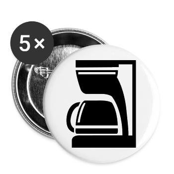 Coffee Maker Espresso - Buttons large 2.2''/56 mm (5-pack) - white - Front