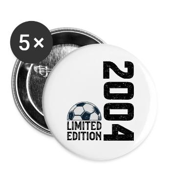 20th Anniversary 2004 Limited Edition Football - Buttons large 2.2''/56 mm (5-pack) - white - Front