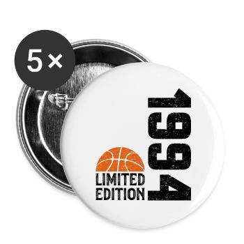 30th Anniversary 1994 Limited Edition Basketball - Buttons large 2.2''/56 mm (5-pack) - white - Front