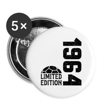 60th Anniversary 1964 Limited Edition Handball - Buttons large 2.2''/56 mm (5-pack) - white - Front