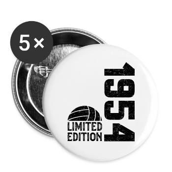 70th Anniversary 1954 Limited Edition Volleyball - Buttons large 2.2''/56 mm (5-pack) - white - Front