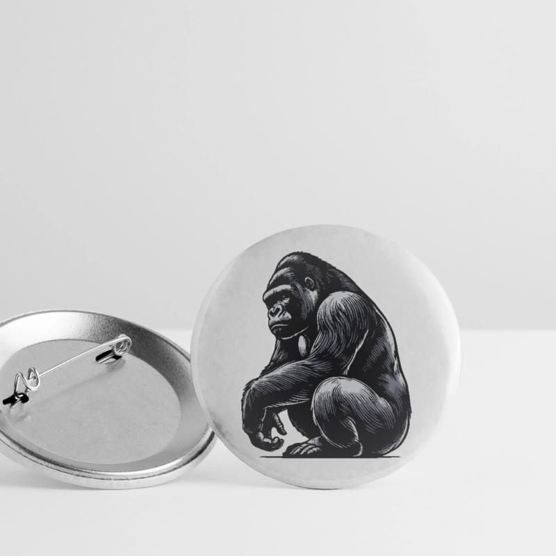 Gorilla Buttons groß 56 mm (5er Pack)