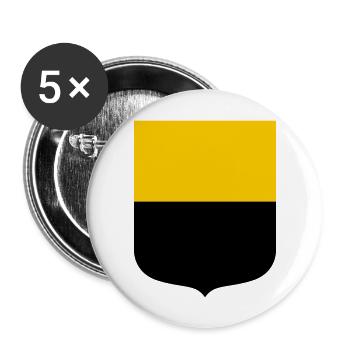 Sachsen-Anhalt - Buttons groß 56 mm (5er Pack) - Weiß - Vorne