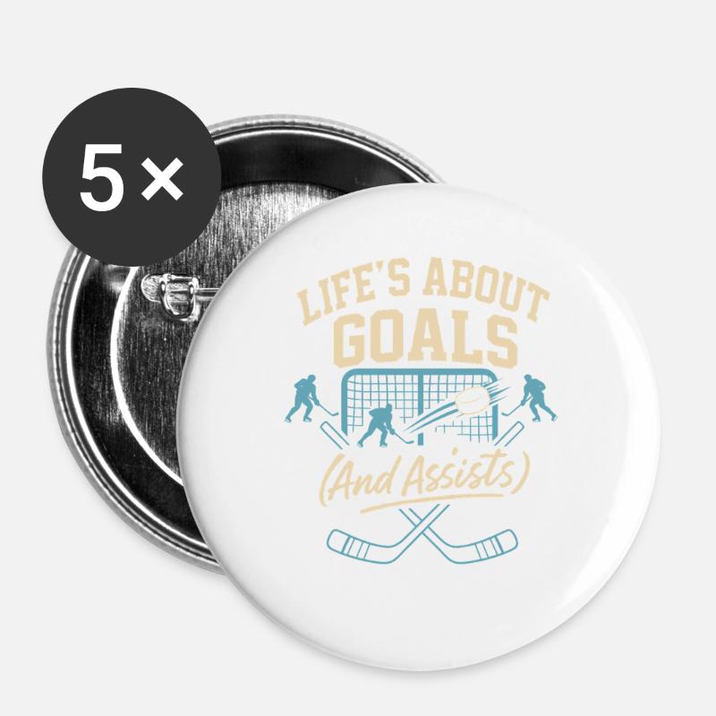 I'm not here to talk - Buttons large 2.2''/56 mm (5-pack) - white