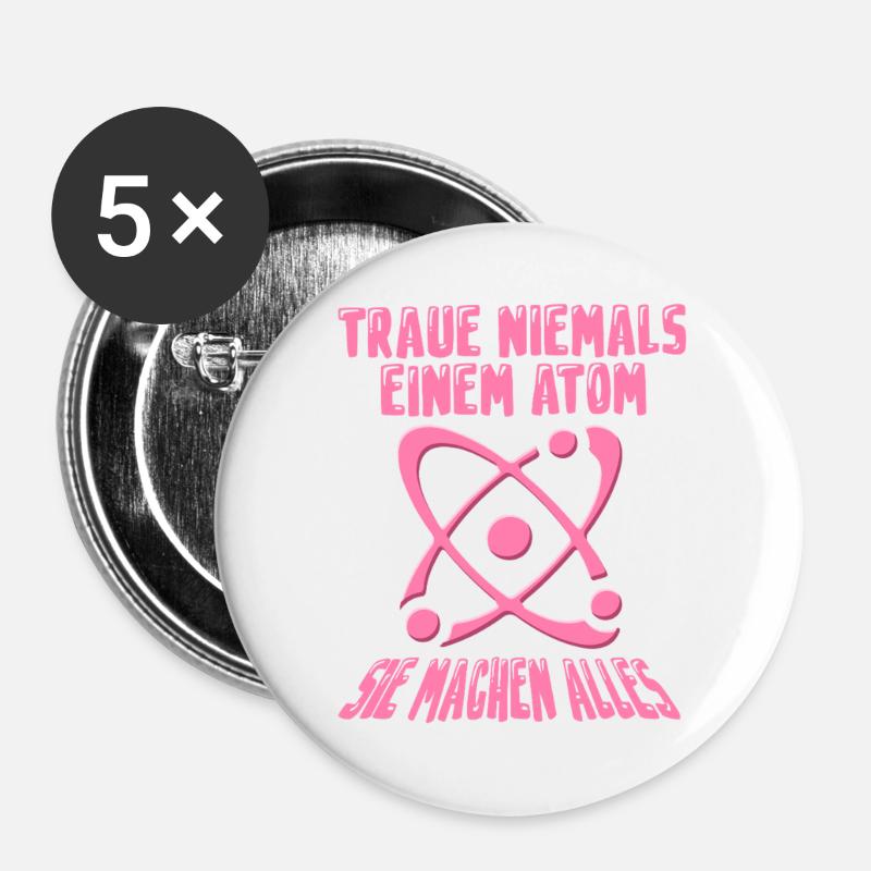 Physics Physicist Teacher Science Funny Saying - Buttons large 2.2''/56 mm (5-pack) - white