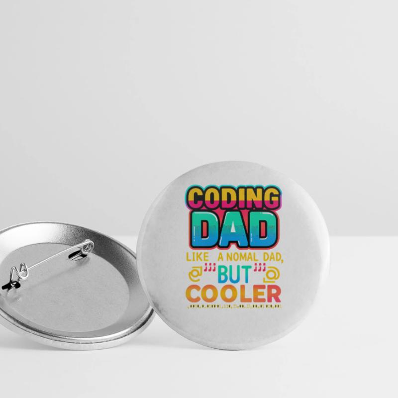 Coding Dad Cooler, Programmer  Buttons large 2.2''/56 mm (5-pack)