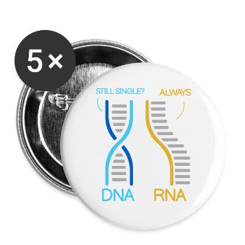 Biology Teacher Biologist Microbiology Biologist - Buttons large 2.2''/56 mm (5-pack) - white - Front