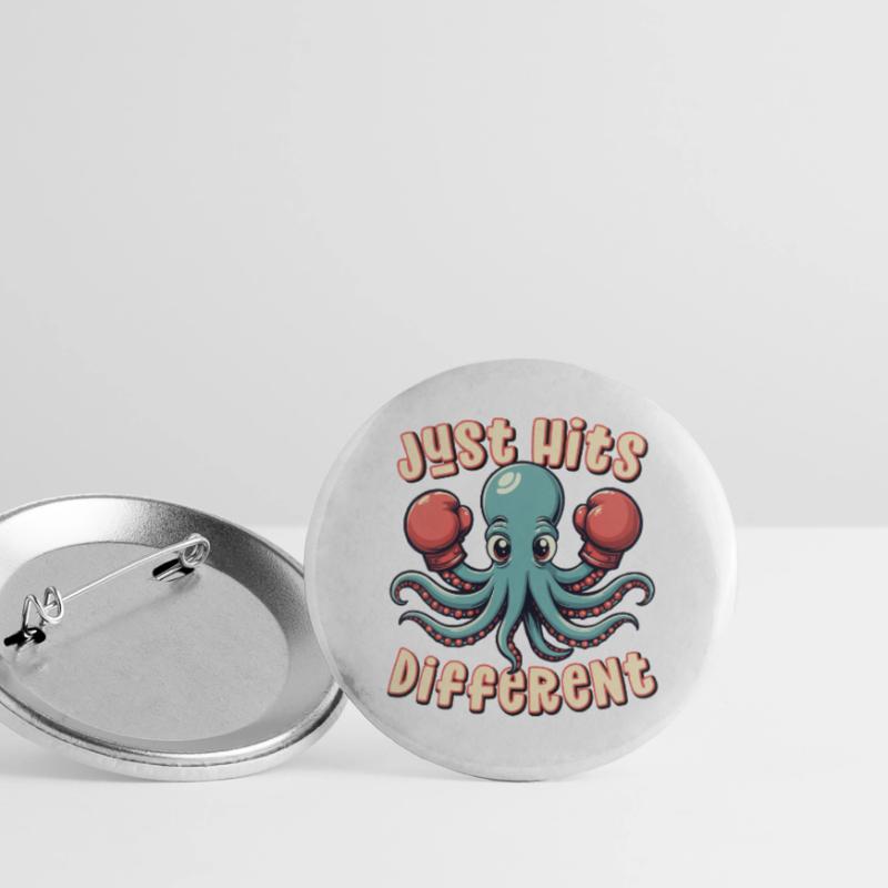 Frappe simplement différemment Lot de 5 grands badges (56 mm)