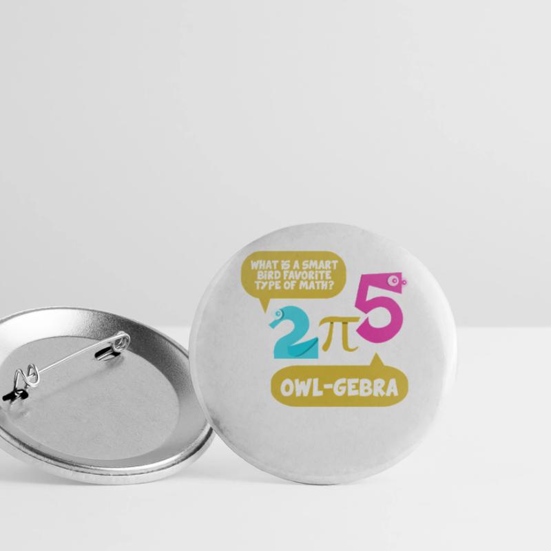 Math Math Math Professeur de mathématiques Mathématicien Lot de 5 grands badges (56 mm)