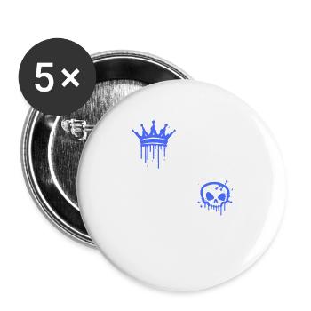 Chef Edition 1972 53 Geburtstag Spruch  - Buttons groß 56 mm (5er Pack) - Weiß - Vorne