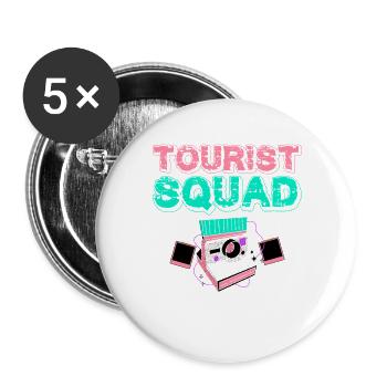 Travelers And World Travelers Short Trip Camera - Buttons large 2.2''/56 mm (5-pack) - white - Front