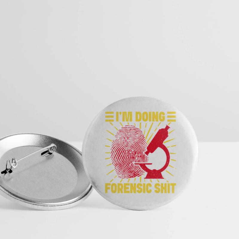 Forensic Science Major Doing Forensic Shit Buttons large 2.2''/56 mm (5-pack)