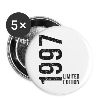 29. Geburtstag Vintage 1997 Mann Frau Geschenk - Buttons groß 56 mm (5er Pack) - Weiß - Vorne