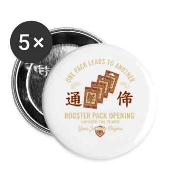 Un paquet mène à l’ouverture d’un autre pack d’extension - Lot de 5 grands badges (56 mm) - blanc - Devant