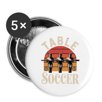 Table Soccer Evolution Funny Foosball Foosball - Buttons large 2.2''/56 mm (5-pack) - white - Front