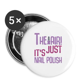 Nail Designer Nail Designer Cosmetics Nail Salon - Buttons large 2.2''/56 mm (5-pack) - white - Front