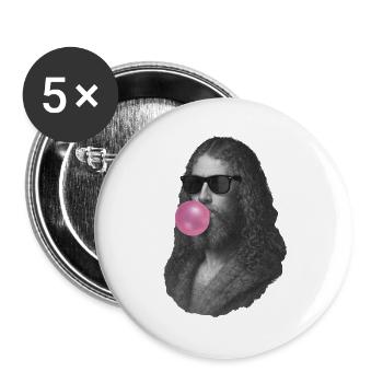 Chewing-gum Albrecht Dürer - Lot de 5 grands badges (56 mm) - blanc - Devant