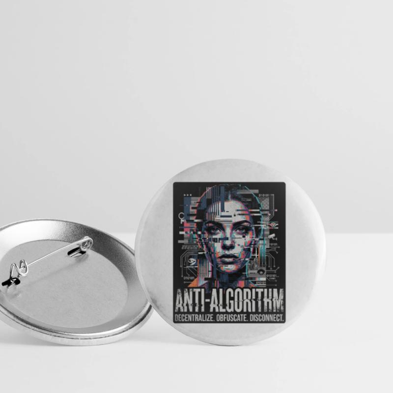 Anti Algorithm Buttons groß 56 mm (5er Pack)
