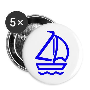 Sail - Buttons large 2.2''/56 mm (5-pack) - white - Front