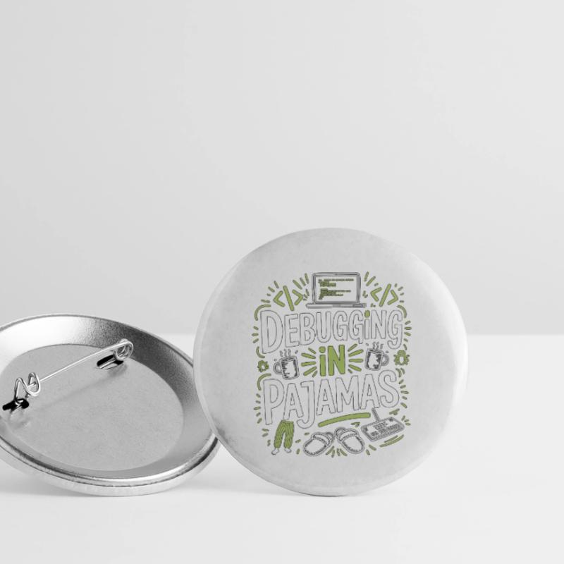 Remote Developer Debugging In Software Developer Buttons groß 56 mm (5er Pack)