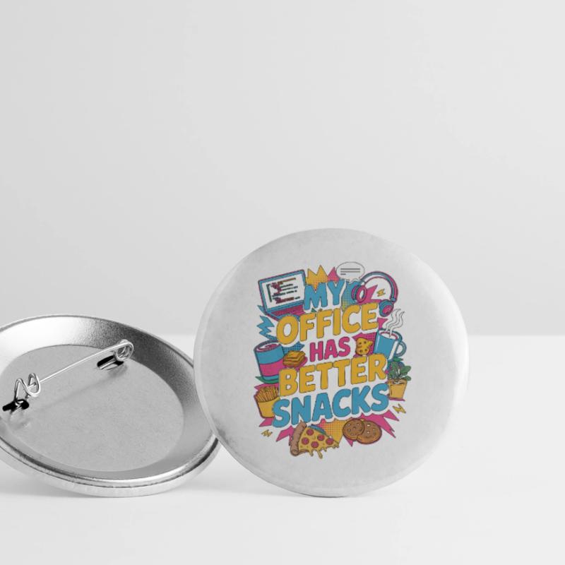 Remote Developer My Office Has Software Engineer Buttons groß 56 mm (5er Pack)