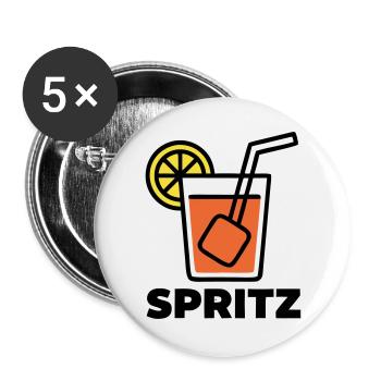 Spritz Cocktail Summer Drink Italy Holiday - Buttons large 2.2''/56 mm (5-pack) - white - Front