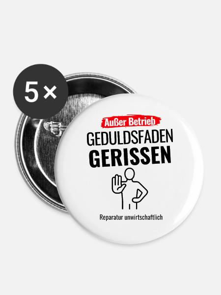 Außer Betrieb Modus - Buttons groß 56 mm (5er Pack) - Weiß