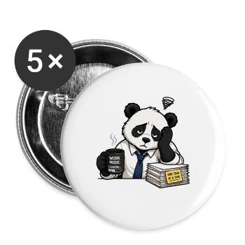 WORK_MODE_LOADING - Buttons large 2.2''/56 mm (5-pack) - white - Front