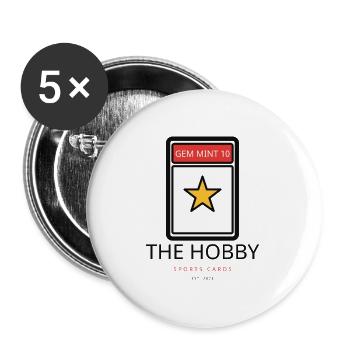GEM MINT 10 Card Print - Buttons large 2.2''/56 mm (5-pack) - white - Front