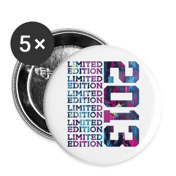COOL 13 ANS ÉDITION LIMITÉE 2013 13E ANNIVERSAIRE - Lot de 5 grands badges (56 mm) - blanc - Devant