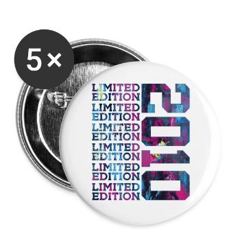 COOL 16 ANS ÉDITION LIMITÉE 2010 16E ANNIVERSAIRE - Lot de 5 grands badges (56 mm) - blanc - Devant