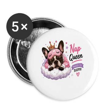 Nap Queen Professional Sleeper French - Buttons large 2.2''/56 mm (5-pack) - white - Front