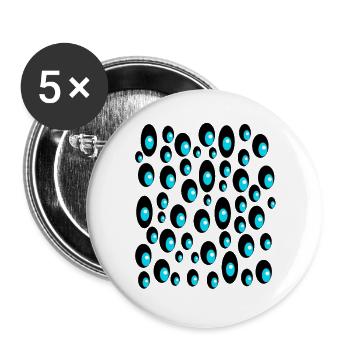 Panketal. - Buttons large 2.2''/56 mm (5-pack) - white - Front
