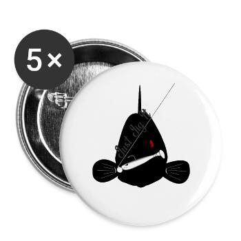 Just Jig It - Buttons groß 56 mm (5er Pack) - Weiß - Vorne