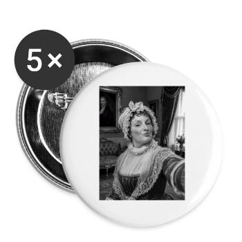 Abigail Adams Selfie. - Buttons groß 56 mm (5er Pack) - Weiß - Vorne