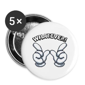 Wie auch immer! - Buttons groß 56 mm (5er Pack) - Weiß - Vorne