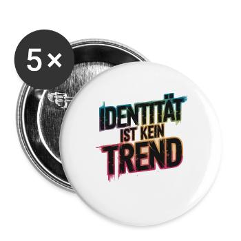 Denkmal Ist Kein Trend Denkmalschutz Kulturerbe - Buttons groß 56 mm (5er Pack) - Weiß - Vorne