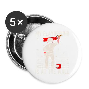 House Painter Dad Unique Gifts - Buttons groß 56 mm (5er Pack) - Weiß - Vorne