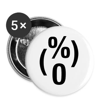 Der Schrei - Edvard Munch - Buttons groß 56 mm (5er Pack) - Weiß - Vorne