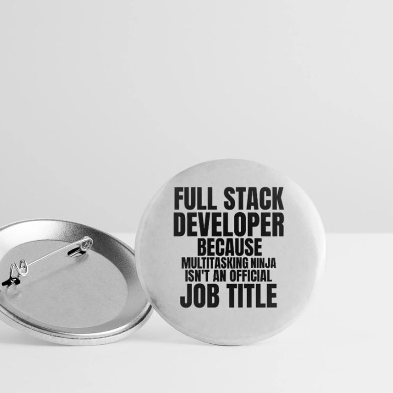 Computer Scientist Software Developer Buttons large 2.2''/56 mm (5-pack)