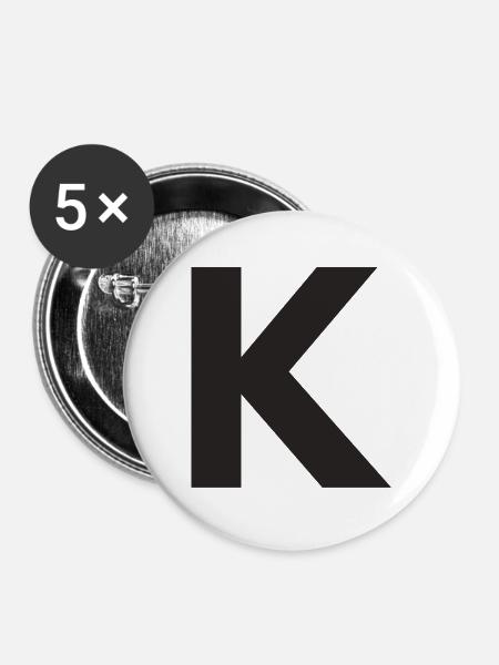 K - Buttons groß 56 mm (5er Pack) - Weiß
