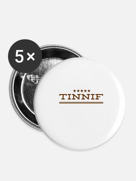 so ein Blödsinn - Buttons groß 56 mm (5er Pack) - Weiß