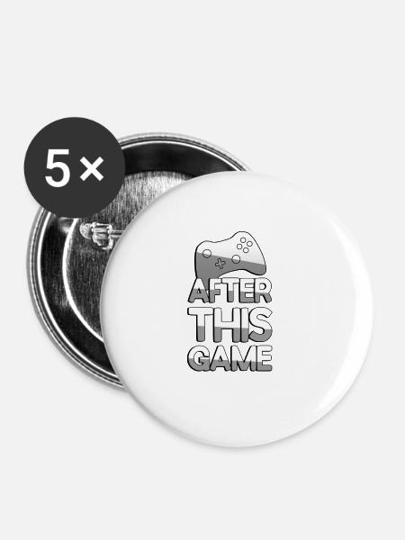 AFTER THIS GAME + Controller - Gaming - Buttons groß 56 mm (5er Pack) - Weiß