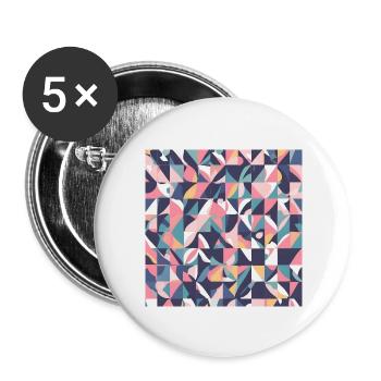 Motifs de rêve 6 - Lot de 5 grands badges (56 mm) - blanc - Devant