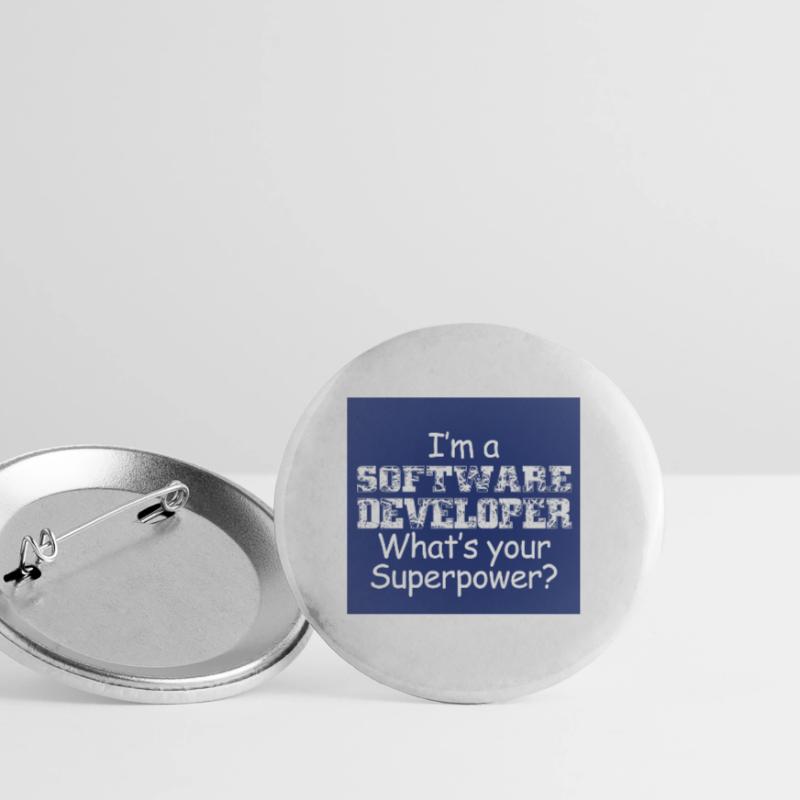 Software Developer Buttons large 2.2''/56 mm (5-pack)